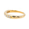 Bague 50 Bague Demi alliance Or jaune Diamant 58 Facettes 3574924CN