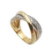 Bague 57 Guy Laroche - Bague 3 ors & diamants 58 Facettes