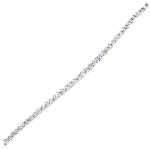 Bracelet Bracelet or blanc et diamants. 58 Facettes 32593