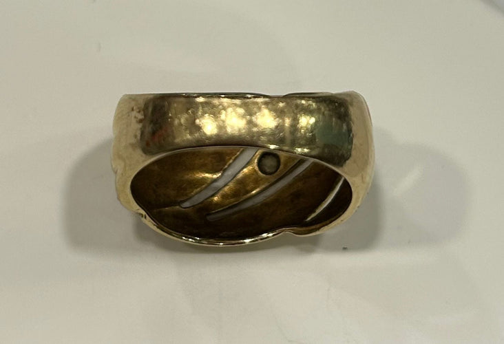 Bague Bague Bombée 58 Facettes LP698