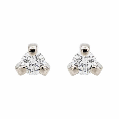 Boucles d'oreilles Boucles d'oreilles Puces Or blanc Diamant 58 Facettes 2854082CN