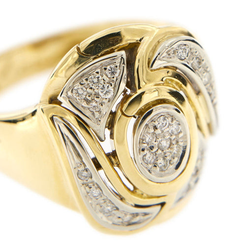 Bague 57 Bague 2 ors diamants 58 Facettes 33599