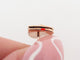 Boucles d'oreilles boucles d'oreilles POIRAY l'attrape coeur diamant or rose 58 Facettes 260896