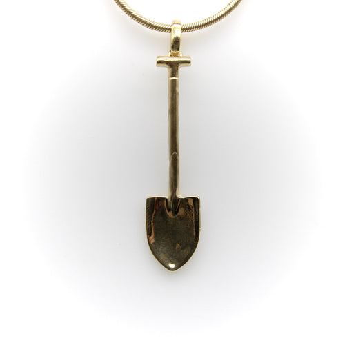 Pendentif Breloque ou pendentif en forme de pelle en or 18 carats 58 Facettes A2001H