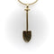 Pendentif Breloque ou pendentif en forme de pelle en or 18 carats 58 Facettes A2001H