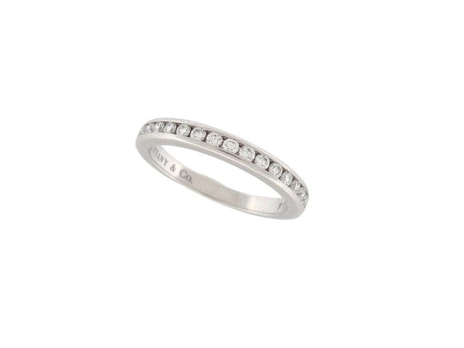 Bague 51 bague TIFFANY & CO alliance setting platine diamants 58 Facettes 260268