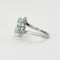 bague 57 Bague aigue-marine et diamants 58 Facettes