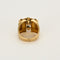 Bague 54 Bague dôme or jaune et diamants 58 Facettes ALE4261
