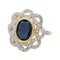 Bague 55 Bague Or jaune Saphir 58 Facettes 2819767CN