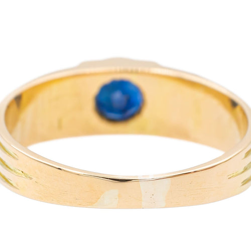 Bague 49 Bague Or jaune Saphir 58 Facettes 3288743CN