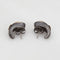 Boucles d'oreilles Boucles d'oreilles Cartier vintage années 70 en argent sterling et or 18 carats, perle Mabe, signées 58 Facettes G14130