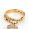 Bague 54 Bague à breloques cœur diamants 58 Facettes G13479