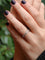 Bague 53.5 Alliance américaine en or blanc et diamants 1,7 ct 58 Facettes J53