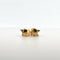 Boucles d'oreilles Puces d'oreilles or jaune diamants et spinelles 58 Facettes A1BO-GS31454-1