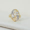 Bague 58 Bague Art Nouveau ancienne en or jaune/blanc 585, ornée d'une perle et de diamants. 58 Facettes