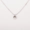 Collier Collier solitaire diamant en or blanc 58 Facettes
