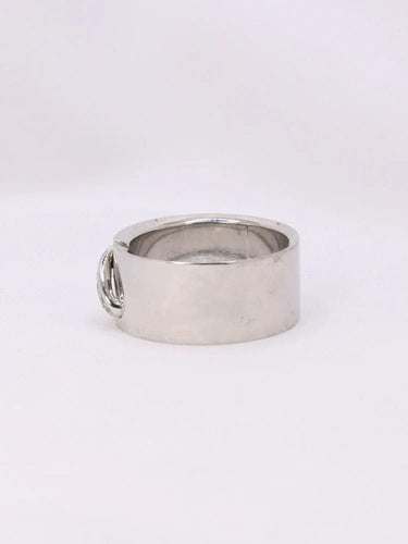 Bague CHAUMET - Bague lien or blanc diamants 58 Facettes J173