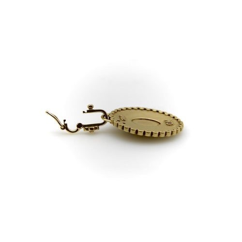 Pendentif Pendentif Orly Marcel Lakshmi en or jaune avec halo de diamants 58 Facettes A2001L