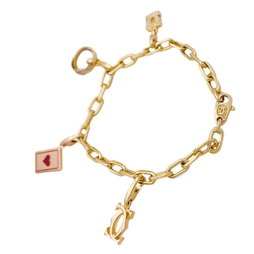 Bracelet Bracelet Cartier breloques. 58 Facettes 34062