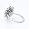 Bague Bague Marguerite Vintage en Or 18 Carats, Saphir Naturel et Diamants 58 Facettes 382