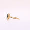 Bague 52 Bague marquise saphir et diamants or jaune 58 Facettes