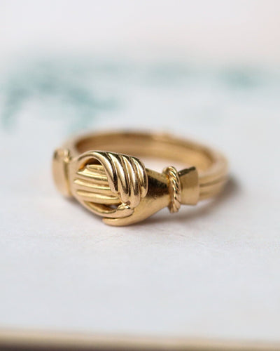 Bague 48.5 Bague de Foi Or Jaune 58 Facettes A11666