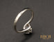 Bague 47 Solitaire platine diamant 58 Facettes 11035