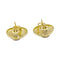 Boucles d'oreilles Boucles d'oreilles modernistes or jaune, diamants. 58 Facettes 33617