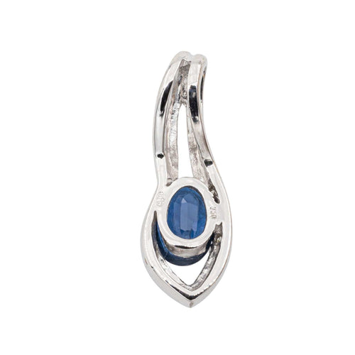 Pendentif Pendentif Or blanc Saphir 58 Facettes 3079910CN