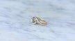Bague 56.5 Bague or jaune platine et diamant 58 Facettes