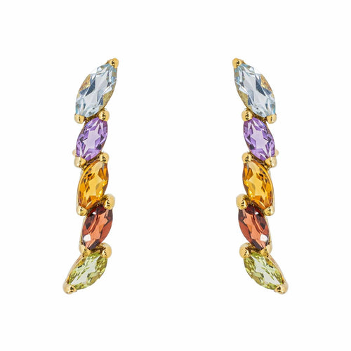 Boucles d'oreilles Boucles d'oreilles Puces Or jaune Topaze 58 Facettes 3079782CN