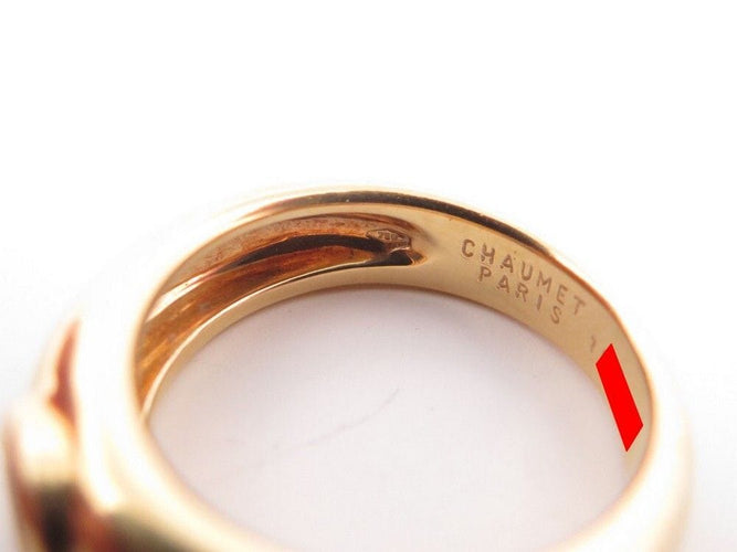Bague 49 vintage bague CHAUMET jonc en or jaune et saphir 58 Facettes 261336