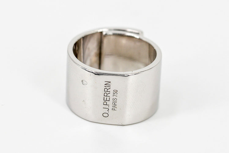 Bague 53 O.J. Perrin Bague Légendes Or blanc 58 Facettes 05169CD