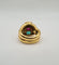 Bague 49.5 Bague or jaune saphir, rubis et émeraude 58 Facettes