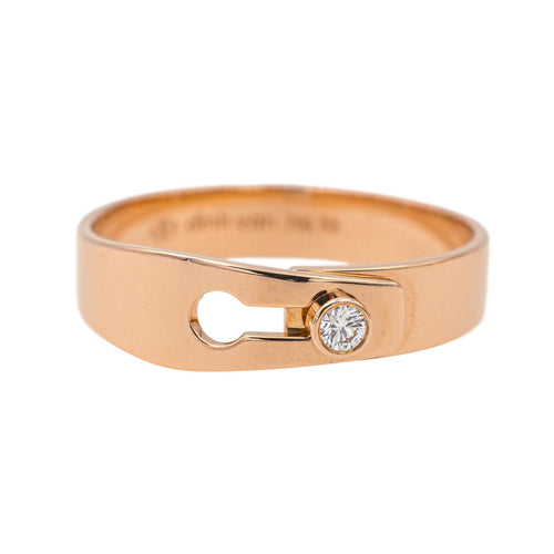 Bague 53 Dinh Van Bague Serrure Or rose Diamant 58 Facettes 4098673RV