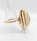 Bague 62.5 Bague cocktail vintage en or 18k et pierre jaune 58 Facettes A06670