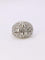 Bague 45 Bague dôme or blanc diamants taille ancienne 58 Facettes J179