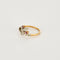 Bague 54 Bague or jaune et blanc, rubis et diamants 58 Facettes LAN12232