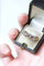 Bague 59 Bague jarretière diamants taillés en table 58 Facettes