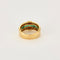 Bague 54 Bague or jaune et émeraudes 58 Facettes DIE1133