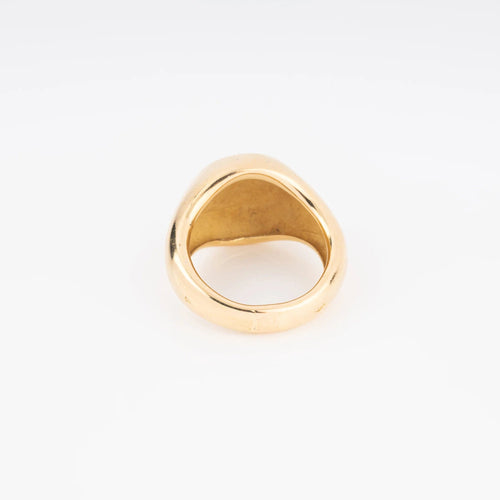 Bague 56.5 Bague chevalière or jaune 18k signée de la maison Chaumet 58 Facettes 1