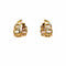 Boucles d'oreilles CARTIER - Boucles d'oreilles "Bergame" en or jaune et diamants 58 Facettes