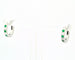 Boucles d'oreilles Orecchini cerchio con diamanti e smeraldi 58 Facettes