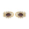 Boucles d'oreilles Boucles d'oreilles Marguerite Or jaune Grenat 58 Facettes 3002092CN