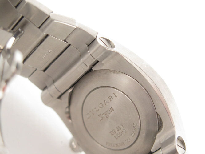 Montre montre BULGARI ergon eg35s 35 mm automatique acier brosse 58 Facettes 272370