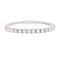 Bracelet Ligne tennis or blanc diamants 58 Facettes 33957