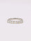 Bague 51 Alliance or blanc diamants 0,5 ct 58 Facettes J363