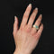 Bague 52 Bague jonc diamants et émeraude taillée en poire 58 Facettes 24-135