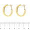 Boucles d'oreilles Boucles d'oreilles créoles bombées 58 Facettes 32691