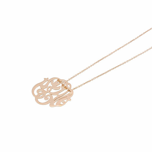 Collier Ginette NY Collier Pendentif Baby Lace Monogram Or rose 58 Facettes 2617336CN